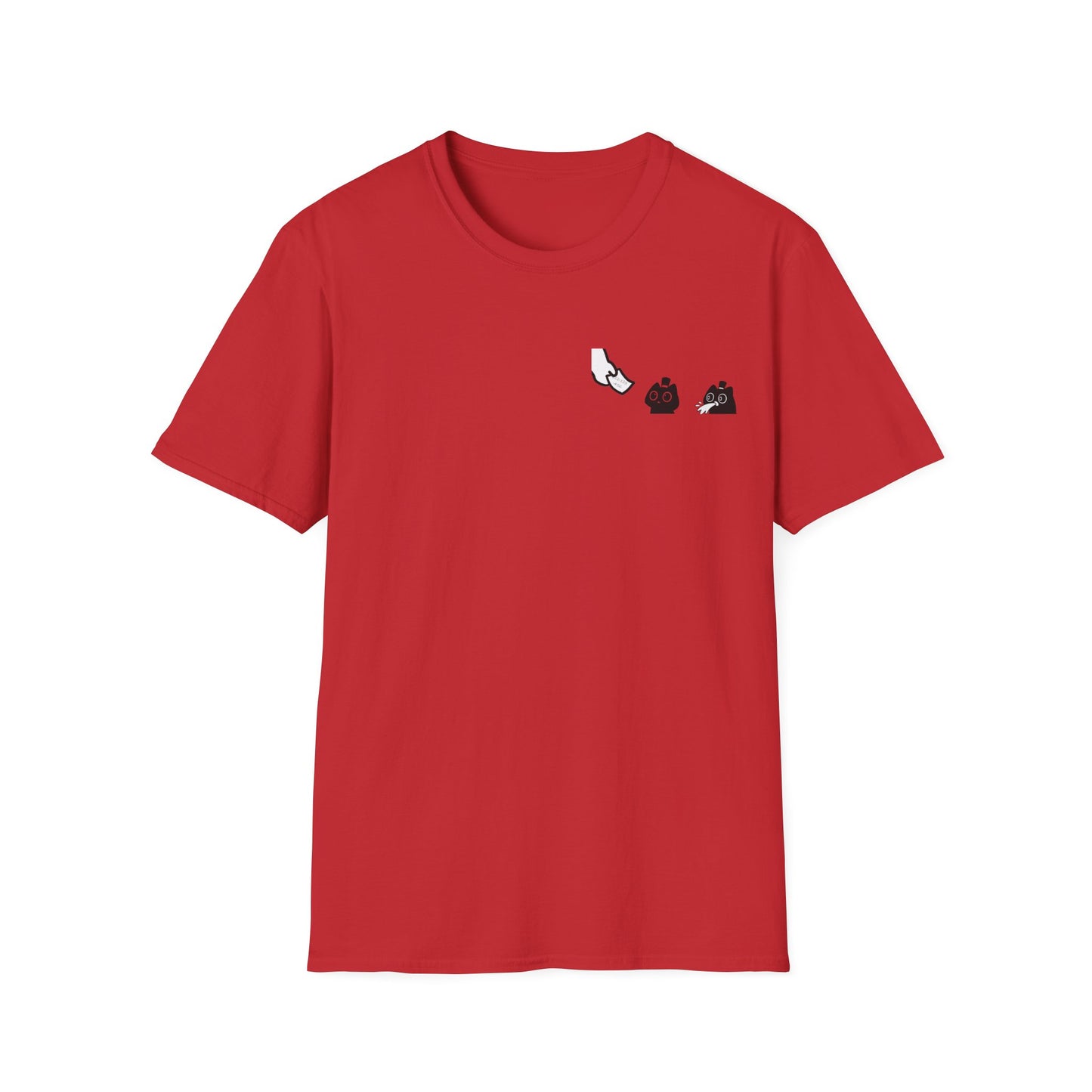 Unisex Cat Paper T-Shirt