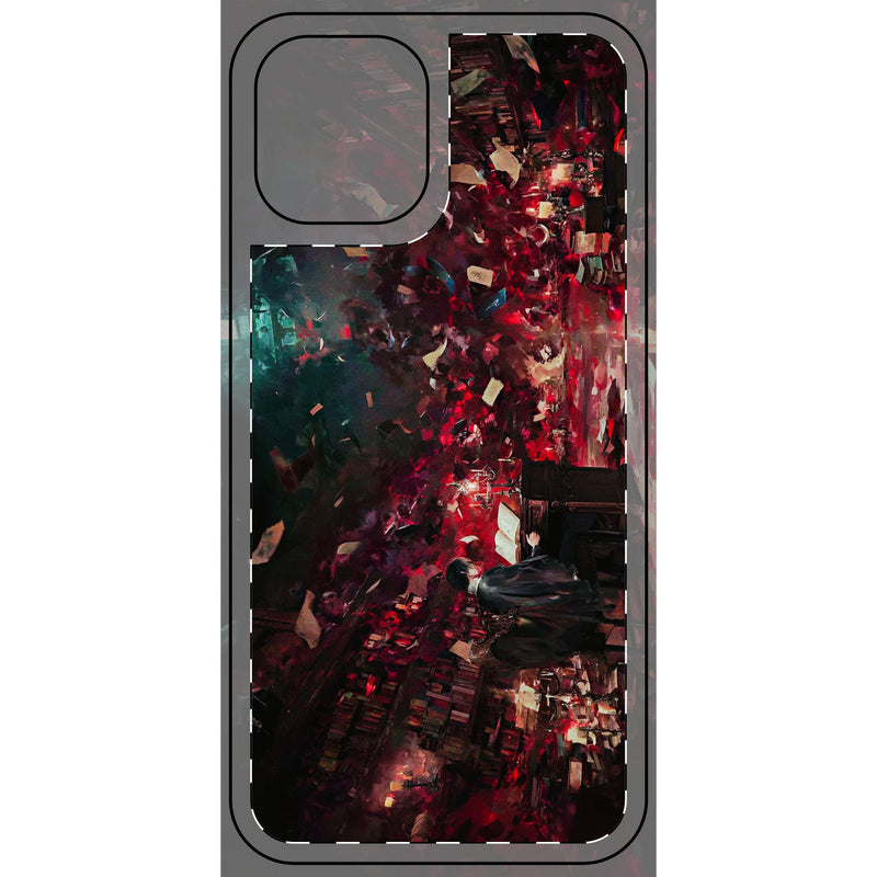 Skin de téléphone Bibliothèque mystique