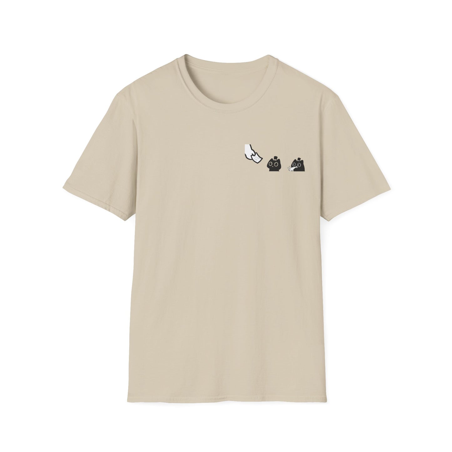 Unisex Cat Paper T-Shirt