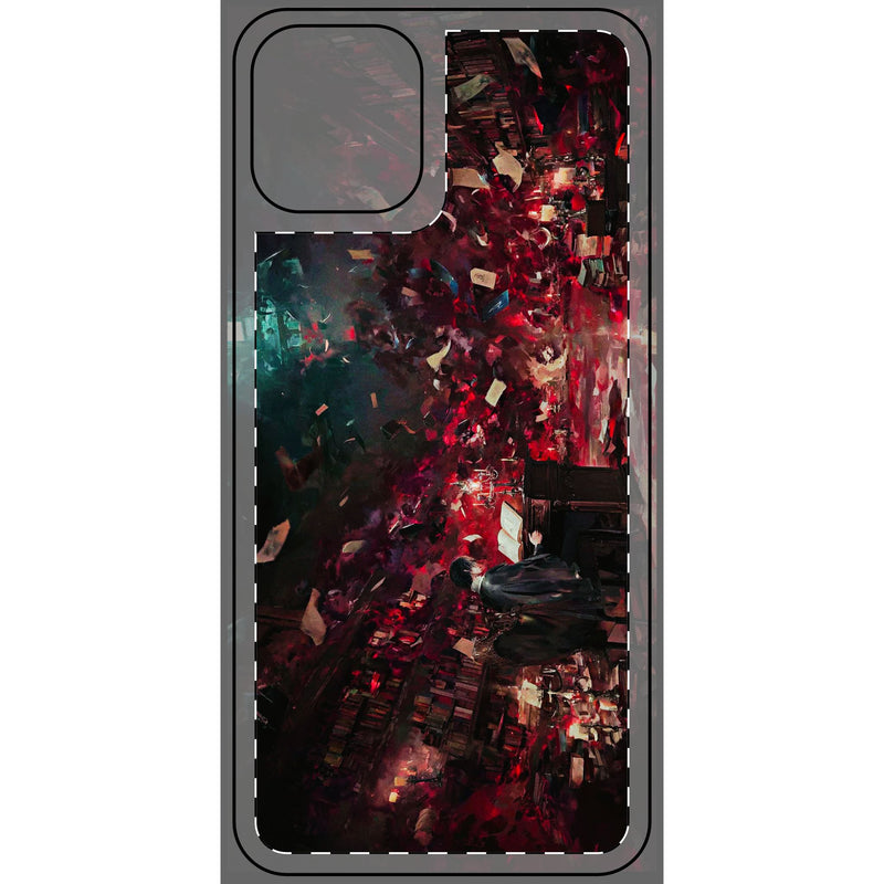 Skin de téléphone Bibliothèque mystique