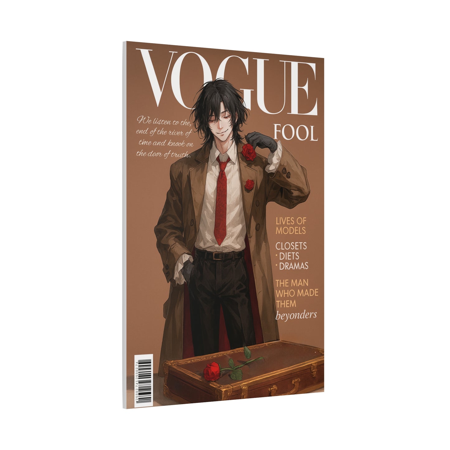 VOGUE FOOL Poster – Klein Moretti Cover Edition Canvas Wall Art