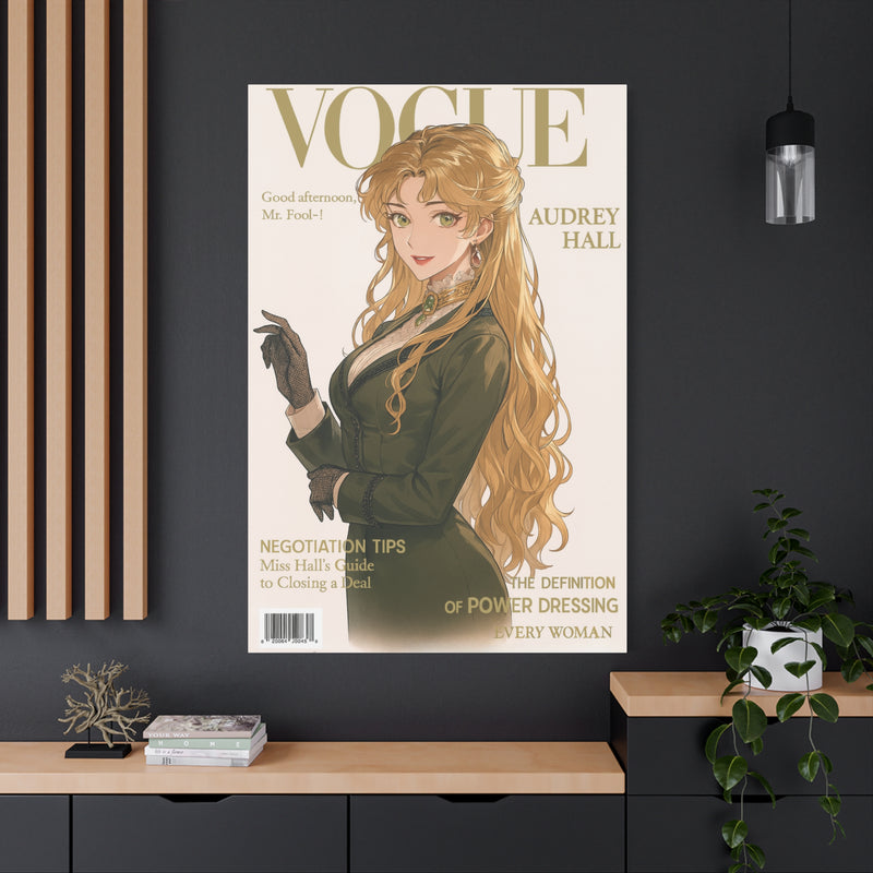 VOGUE: Audrey Hall Poster – Power & Elegance Edition