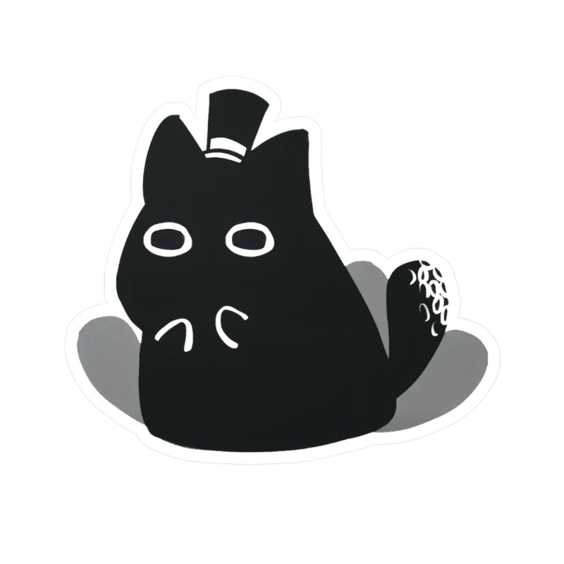 Pouty Klein Cat Vinyl Stickers