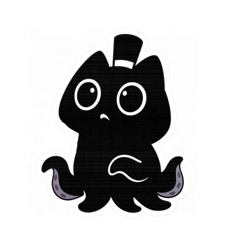 Lord of the Mysteries Innocence from the Abyss cute eldritch cat-octopus vinyl sticker die-cut design