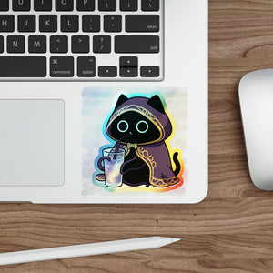 Lord of the Mysteries Arcane Cat Holographic Sticker - LOTM Fan Art - Main product image - Lord of the Mysteries merch