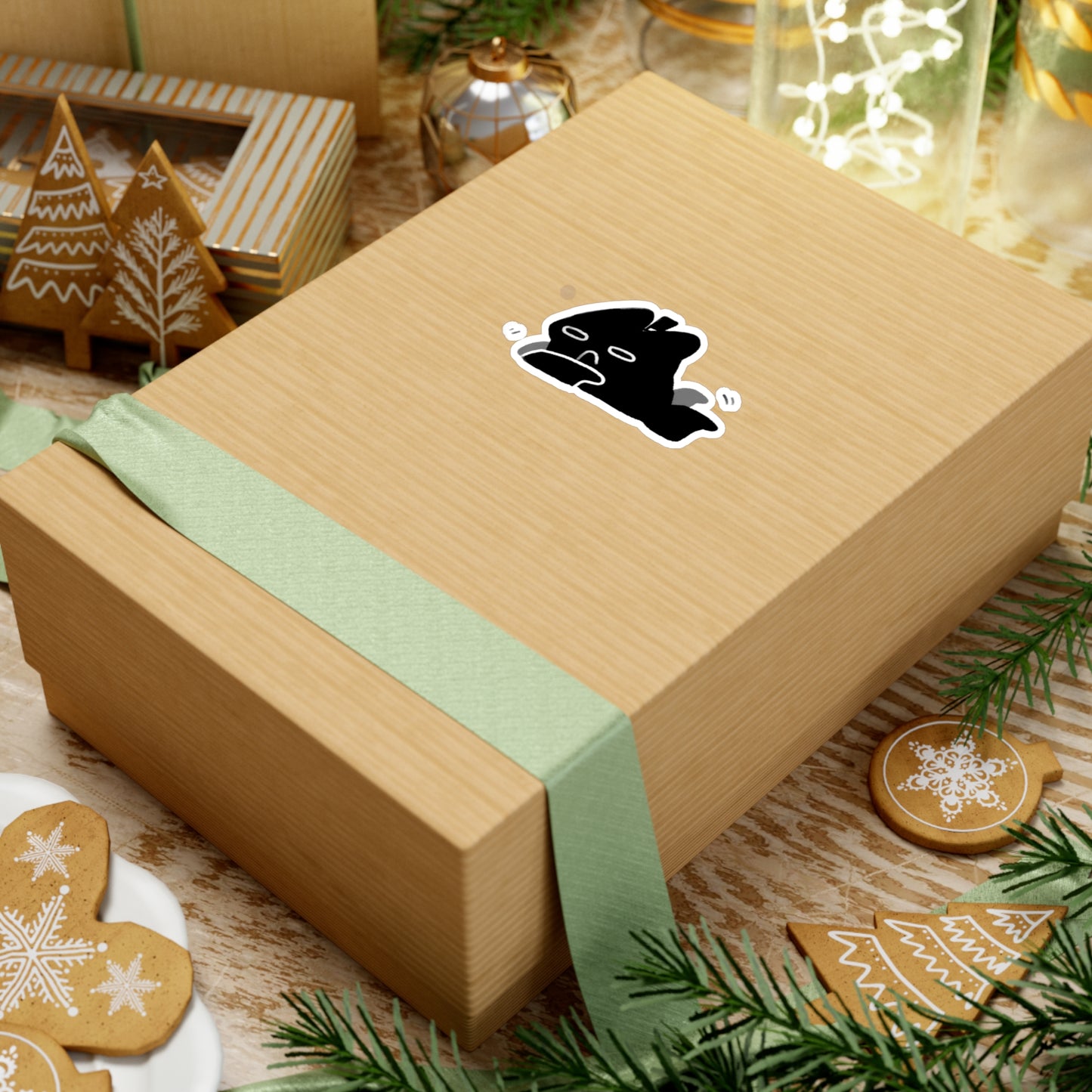 Exhausted Meow Sticker