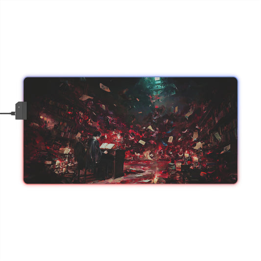 Tapis de souris XL RGB Mystical Library