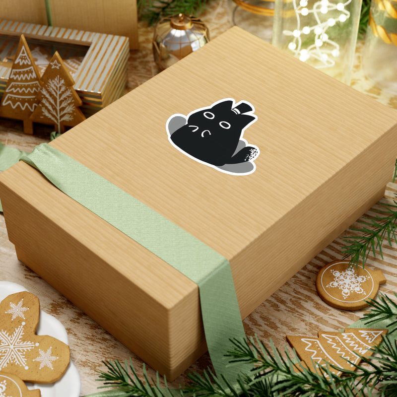 Pouty Klein Cat Vinyl Stickers