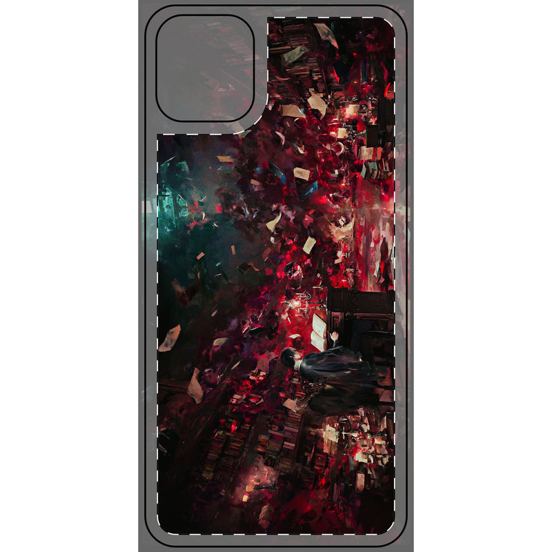 Skin de téléphone Bibliothèque mystique