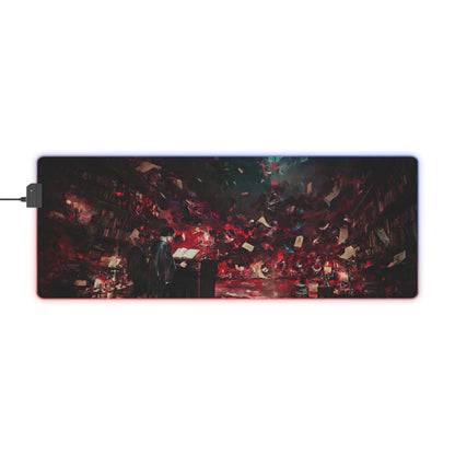 Tapis de souris XL RGB Mystical Library