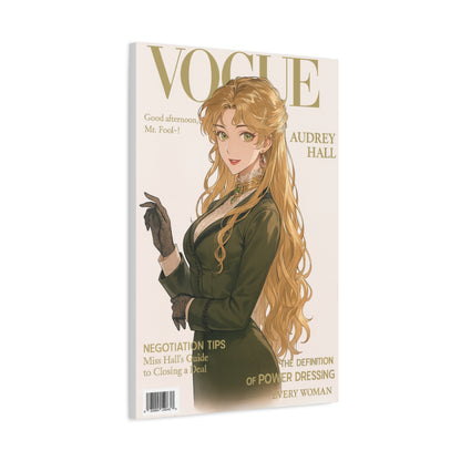 VOGUE: Audrey Hall Poster – Power & Elegance Edition