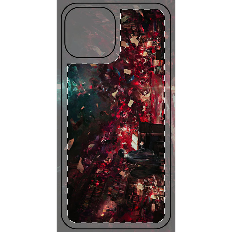 Skin de téléphone Bibliothèque mystique