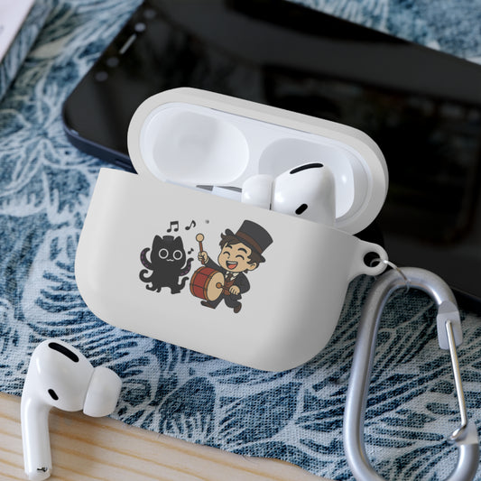 Cat & Musician AirPods Case