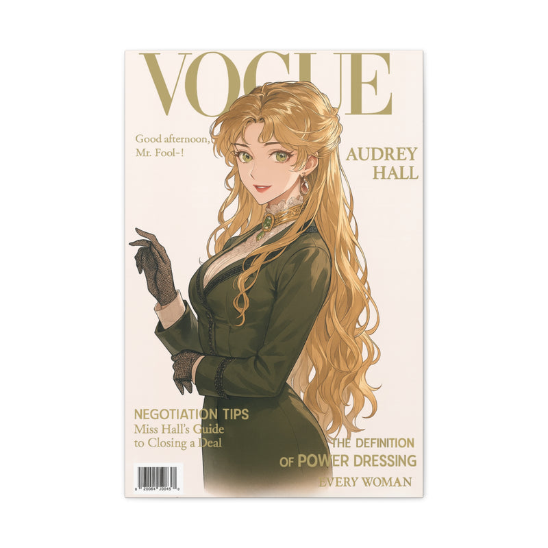 VOGUE: Audrey Hall Poster – Power & Elegance Edition