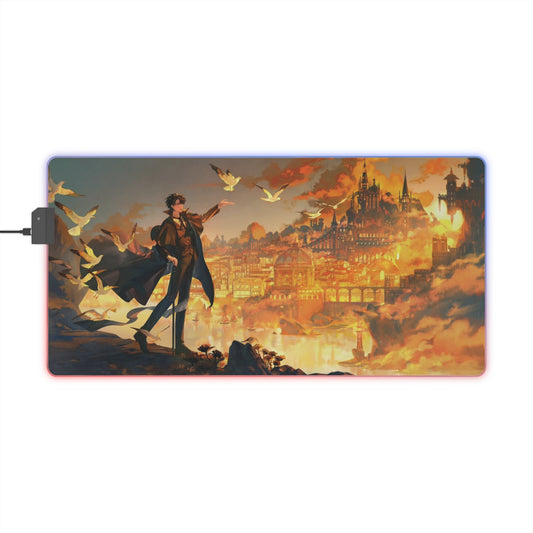 Tapis de souris XL éclairé RVB