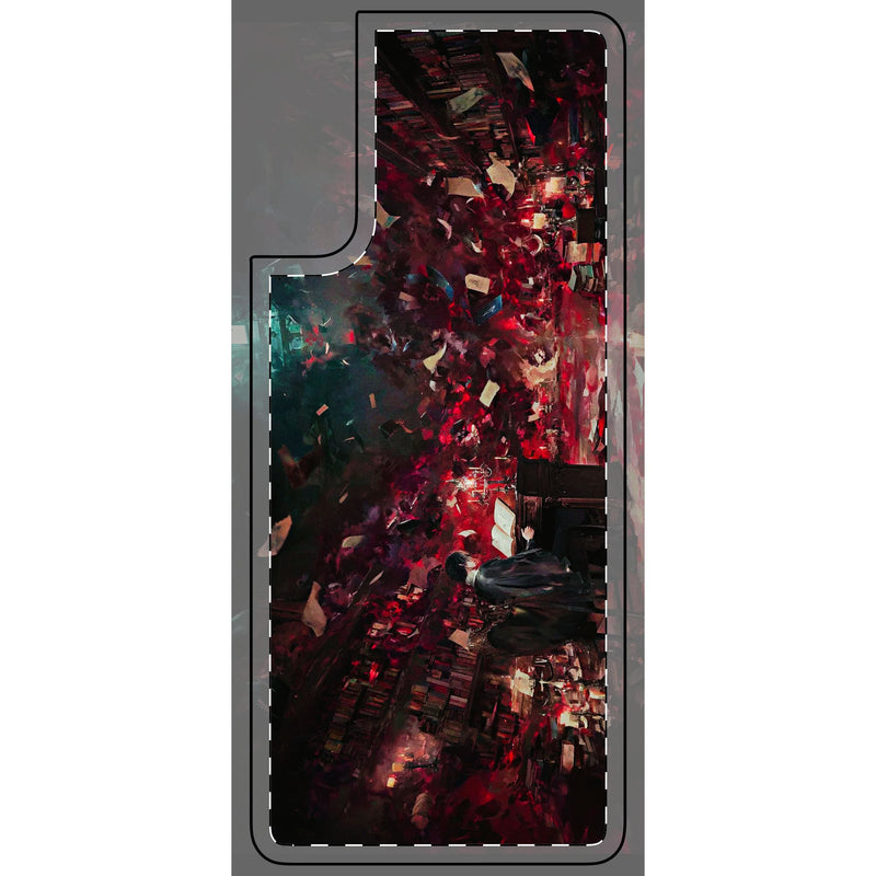 Skin de téléphone Bibliothèque mystique