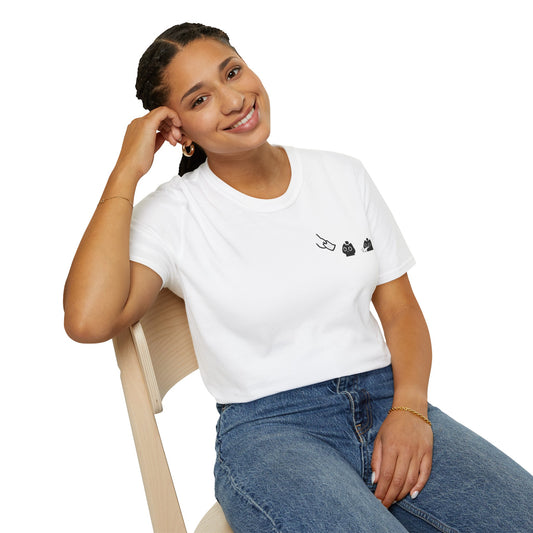 Unisex Cat Paper T-Shirt