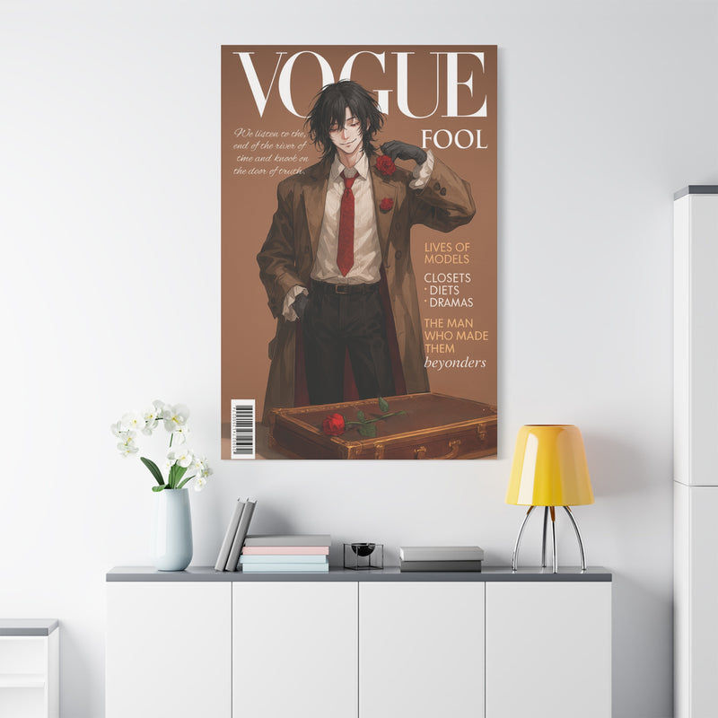 VOGUE FOOL Poster – Klein Moretti Cover Edition Canvas Wall Art