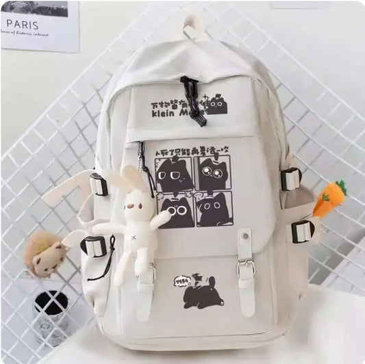 Klein Meow School Backpack – Confused Cat Edition