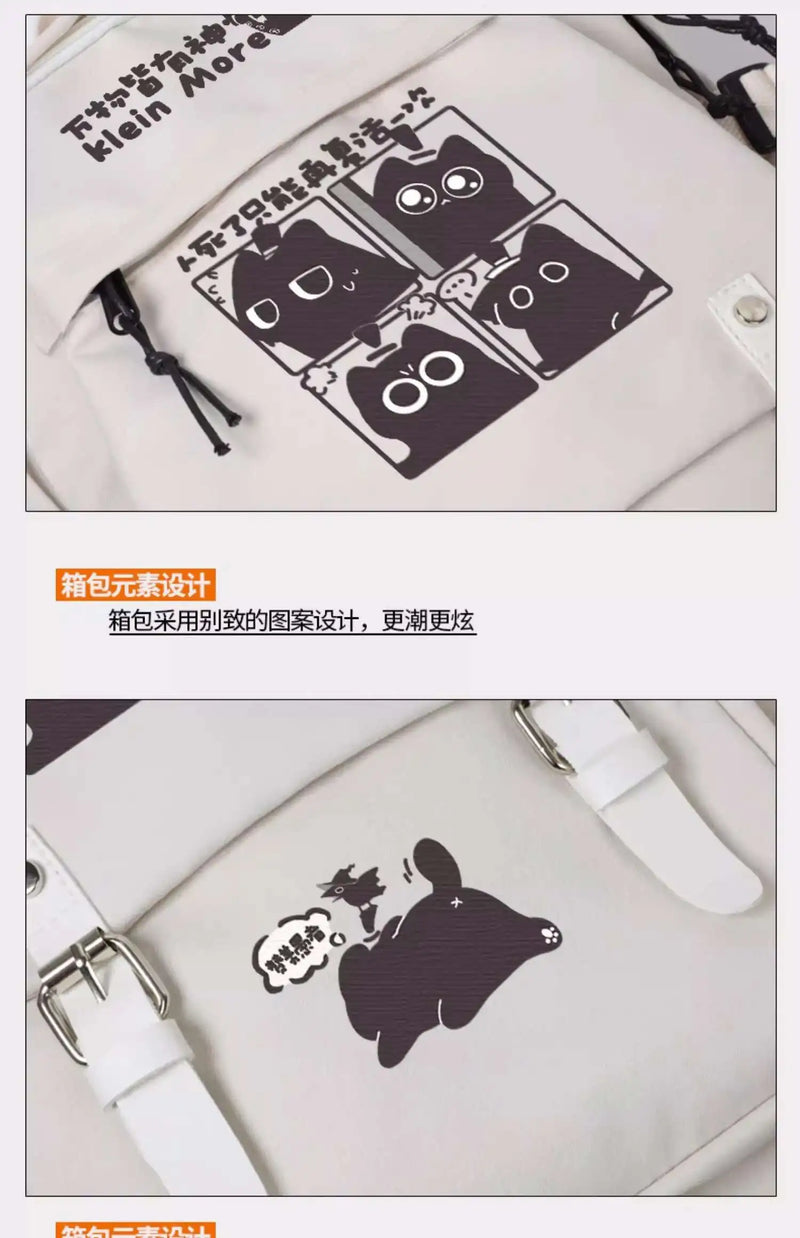 Klein Meow School Backpack – Confused Cat Edition